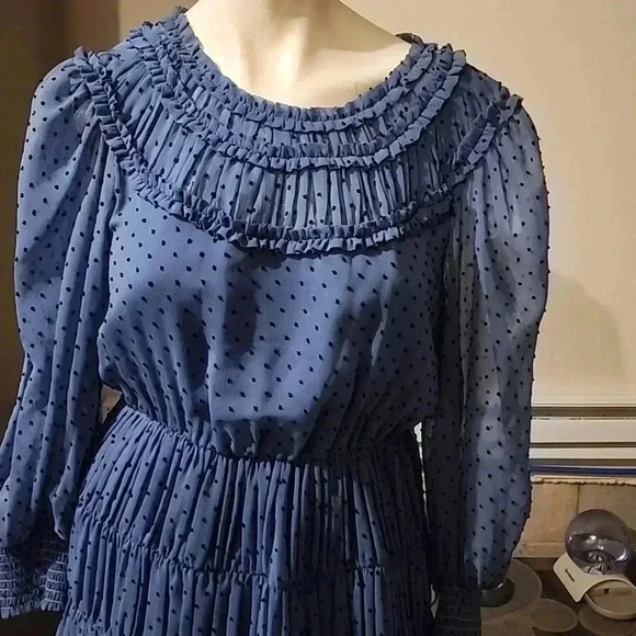 SANDRO PARIS PRINTED MINI DRESS SIZE S - Picture 3 of 4